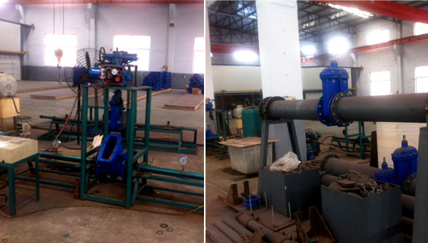 Our En1074-2 Test for Gate Valve