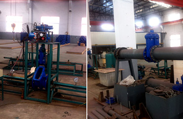 Our En1074-2 Test for Gate Valve